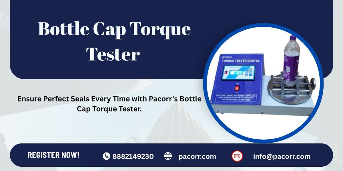 Ensure Quality Sealing with Pacorr’s Bottle Cap Torque Tester
